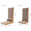 Cat Corrugated Scratcher Board Scratch Resistant Scratching with Ball Mat for Kitten Large Cats