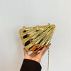 Acrylic Shell Crossbody Bag Women Minimalist Chain Strap Small Purse Trendy Ins Style Everyday Accessory