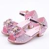 Småbarn Barn Jenter Perle Sommerfuglknute Crystal Single Princess Shoes Sandaler