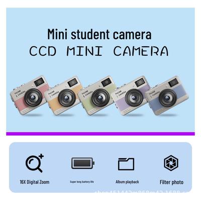 Retro 4K Digitalkamera für Kinder - Tragbares Foto-Spielzeug & Kreatives Geschenk