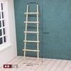 1 Piece Dollhouse 1:12 Scale Simulated Bamboo Ladder Model Micro Landscape Small Ornament Diy Home Decoration