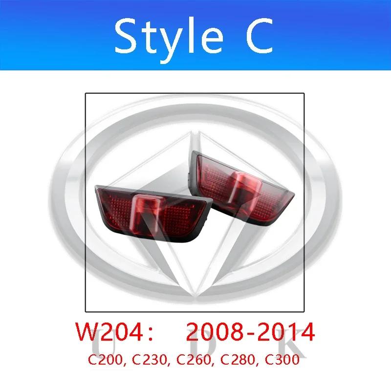 For Mercedes Benz C Class W206 W205 W204 W203 C Coupe C63 C180 Led Car Door Logo Welcome Shadow Light Laser Projector Ghost lamp