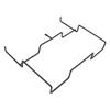 Camping Trash Rack Thickened Iron Rust Resistant Garbage Bag Holder for Home Kitchen Outdoor Camping Barbecue Picnic