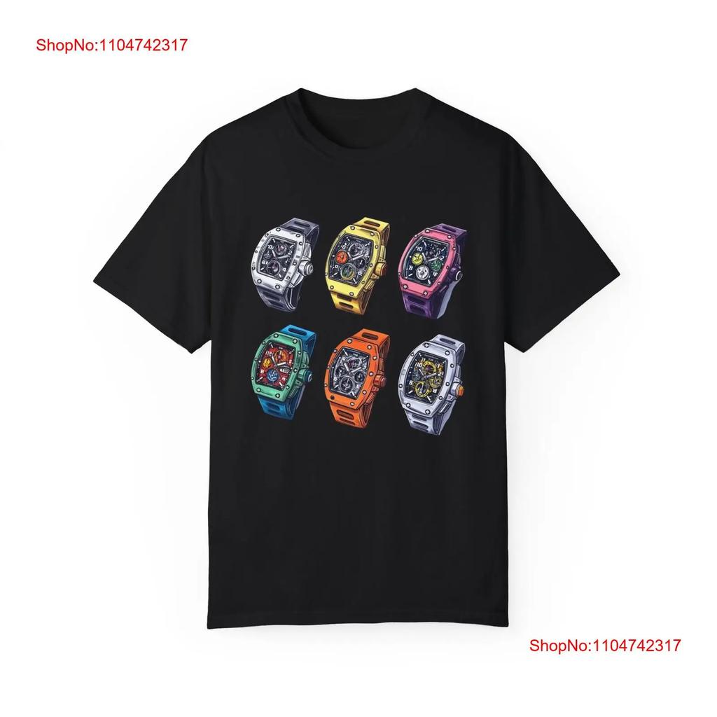 Vintage Watch T shirt Retro Timepiece Antique Clock Hipster vintage Washed homme Casual Soft Comfortable Top For Everyday Wear