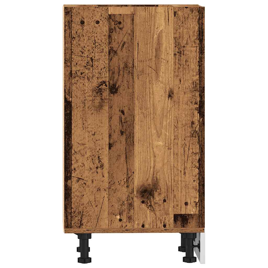 Vidaxl Dolna Szafka Stare Drewno 20X44,5X81,5 Cm Drewno Klejone