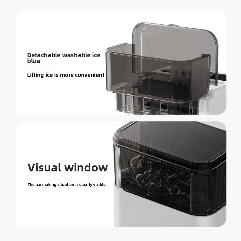 Automatic Household Mini Portable Ice Maker Machine High Quality Ice Making Machine for Home Use Easy Clean Smart Ice Maker