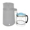 4L Distilled Water Collector Container For Kitchen Countertop Distillers Transparent Design Glass Collection Bottle