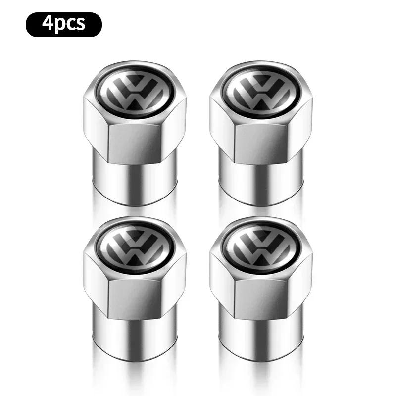 

VW GTI GOLF 2026 Hot For VW VOLKSWAGEN 4pcs Car Wheel Tire Valve Caps Tyre Stem Covers Airdust Waterproof For Volkswagen VW Tour For Volkswagen