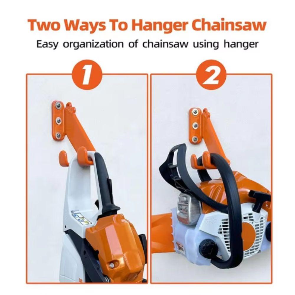 Rust-Proof Chainsaw Hook Heavy-Duty Chainsaw Hanger Wall Mount Wall-Mounted Bracket  Wall Rack