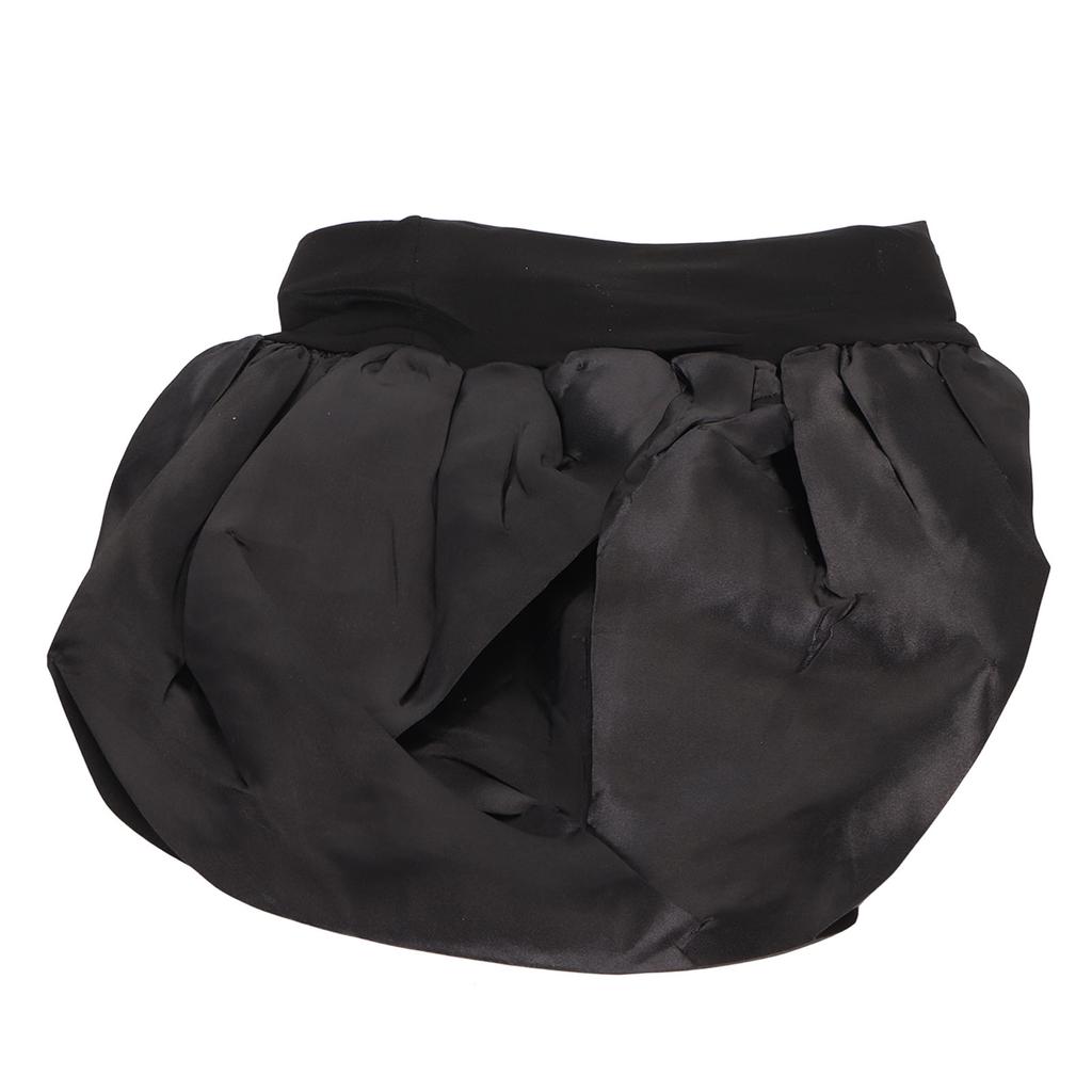 Black Shower Caps Wide Brim Shower Caps Reusable Bath Hair Cap for Ladies Men and Kids