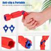 [Cheie Universală pentru Scaun de Toaletă 10/13/17mm] Instrument Profesional din Plastic de Înaltă Rezistență pentru Scaun de Toaletă, Rotație Universală, Mâner Anti-Alunecare, Mecanic