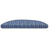 Self Adhesive Stair Treads 15 Pcs Blue 56 X 17 X 3 Cm