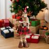 Weihnachts-Elch Plüschtier Geschenk Mitbringsel Tier für Kaminsims Mittelstück Kamin S Hosen