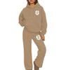Unisex Trendy set mikiny a tepláků Y2K - Euro-americký Streetwear styl