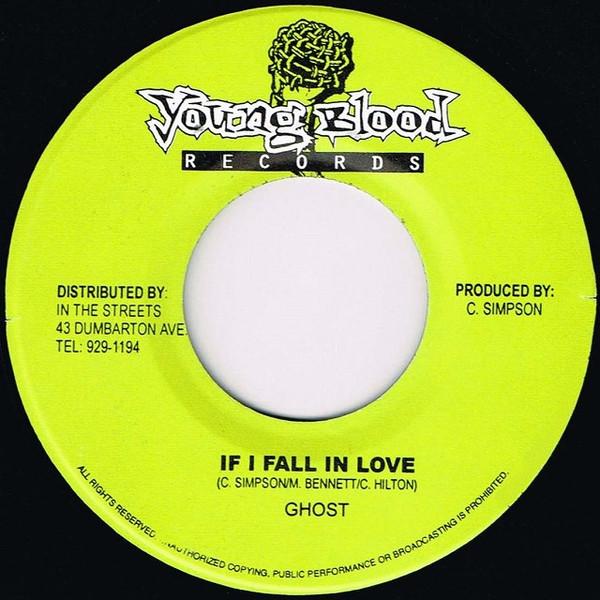 

7inch Record GHOST / ULTIMATE - If I Fall In Love / Play It None St NONE Young Blood Rec 2002 Jamaica Reggae, Ska & Dub Used