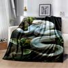 Gothic Snake Serpent Python Viper Blankets Soft Throw Blanket for Home Bedroom Bed Sofa Picnic Travel Office Cover Kids Gift