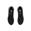 Lining Lan One-Piece Woven Sports Shock Absorption Low-Top Running Shoes Men sneakers Black ARHR131-1