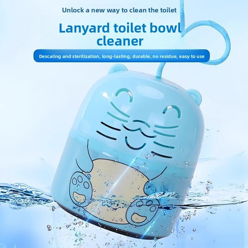 Strong Descaling, Deodorizing, and Fragrant Toilet with Blue Bubble Cleaning Solution