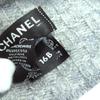 Great CHANEL Knit Cap COCO Mark Fringe Design Glitter Knit Beanie Cashmere 16B Used