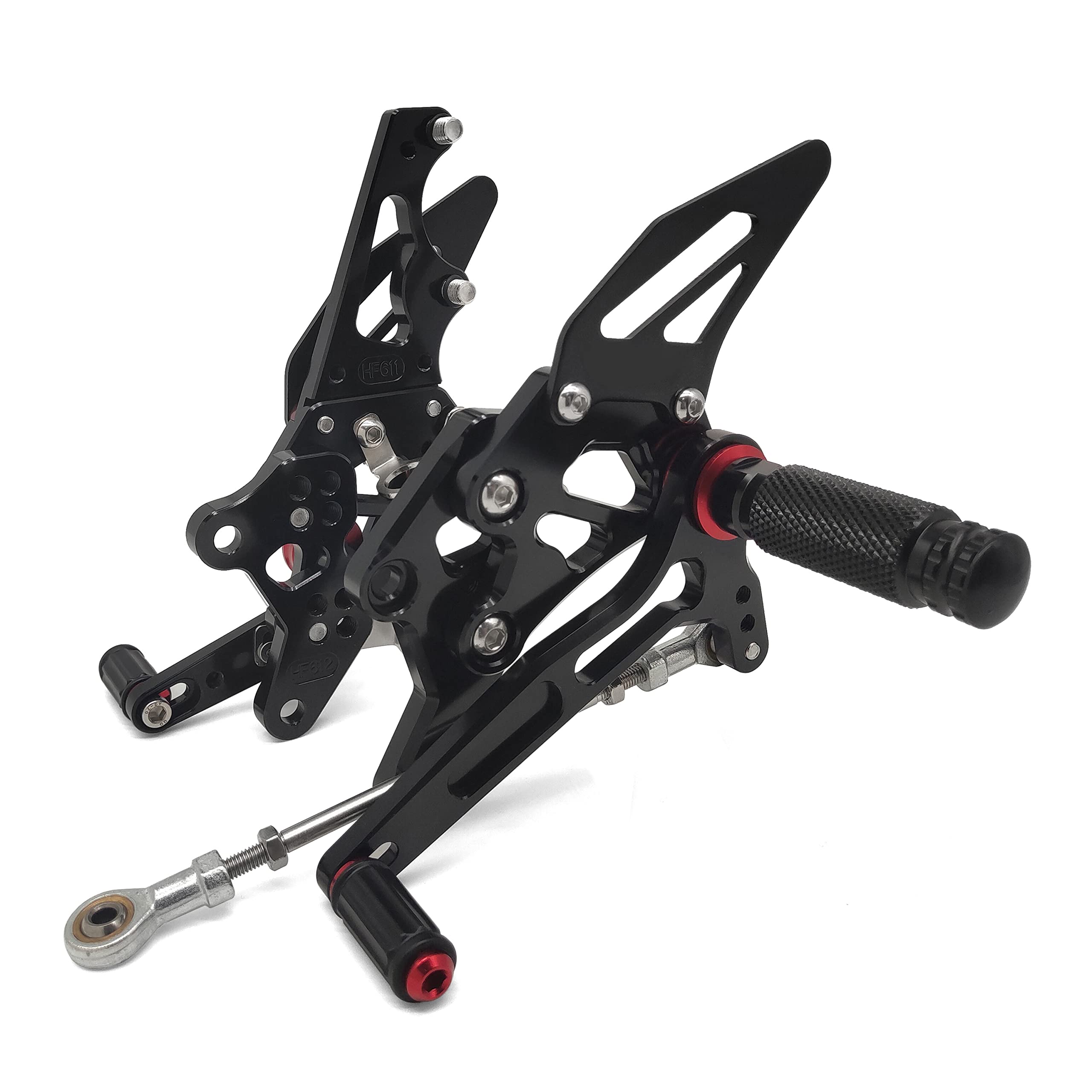 

Регулируемые подножки SUKIRACING для Yamaha YZF R25 (2014-2022 гг.) MT-03/MT-25 (2015-2022) - Обработано на станке с ЧПУ (черный)