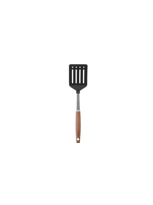 casamia wood cook square spatula Flip the square over
