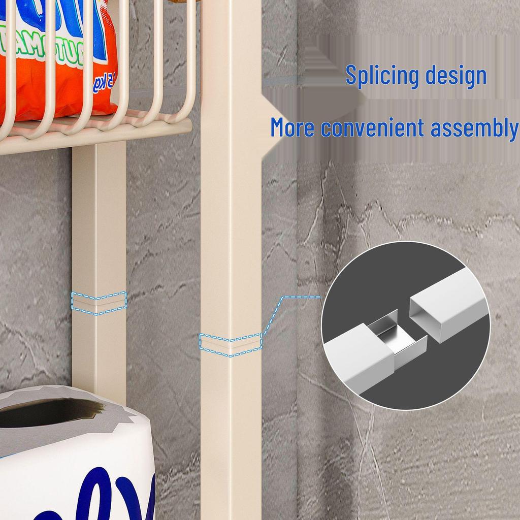 Multi-layer Wall-Mounted Kitchen & Bathroom Storage Rack