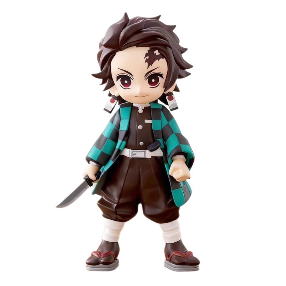 Demon Slayer Tanjiro Kamado Nezuko Kimetsu No Yaiba Blind box Anime Figure Statue Model Ornament Surprise Durable Gift Box