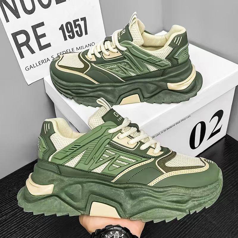 Fashion Shoes for Mens Trendy Thick-soled Breathable Soft-soled Sneaker High Quality Fashion Casual Sports Men's Shoes Zapatillas Hombre