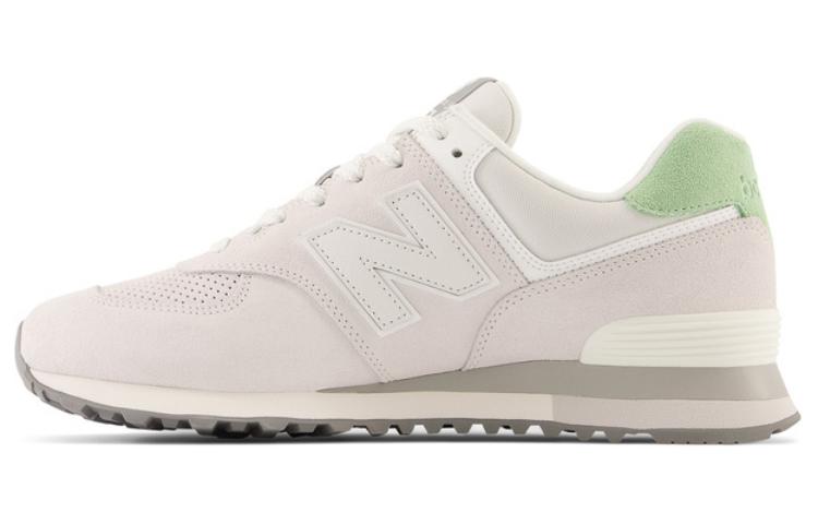 

574 New Balance Light Grey Green Mismatched Heel Tab U574WC2 44