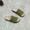 Fashion GKTINOO Retro Handmade Genuine Leather Peep Toe Slippers Summer 2025 New Lightweight Cowhide Women's Slip-on Shoes