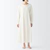 MUJI Rayon Blend Oversized XXL Women's Dress, FD1JVA4S, Ivory, Women's