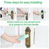 2PCS Thickened Anti-collision Static-free Household Silicone Wall Protector Handle Sleeve Door Knob Cover