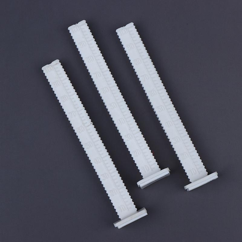 10Pcs 100Mm White Level Stick Pegs Elevation Ruler For Floor Measure Poured Self Leveling Pins Tools