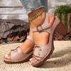 Sandals Women's Summer New Thick Heel Casual Comfortable Belt Buckle Sandals Women