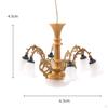 1/87 Chandelier Ceiling Light Fixture Micro Landscape Hanging Ho Scale Decoration