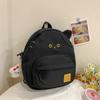 Schoolbag Japanese Cute Cartoon Kitten Backpack Girl Primary School Bag Small Fresh Versatile Travel Spring Outing Small Backpack