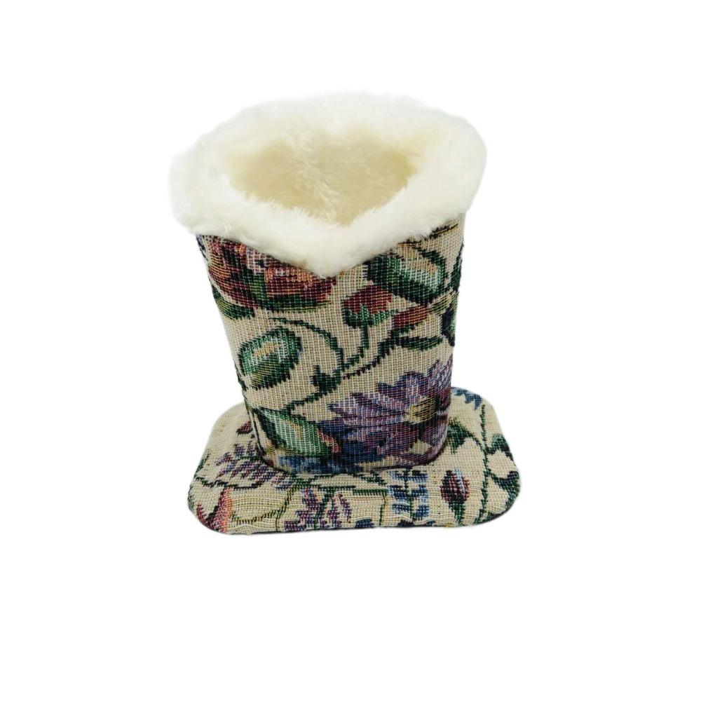 Leather Eyeglass Stand Plush Sunglass Holder Fashion Plush Glasses Holder  Sunglass