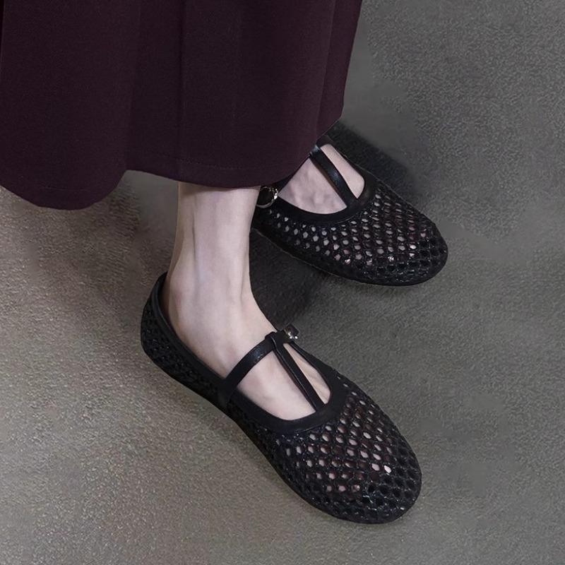 Fashion Women Flats Shoes Mesh Casual New Sandals Trend Fashion 2025 Summer Loafers Sport Woman Sneakers Cozy Walking Mujer Zapatillas