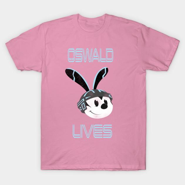 T-Shirt Damen Oswald Lives Harajuku Print Kawaii T-Shirt Sommer Kurzarm Damen T-Shirt Top Tee