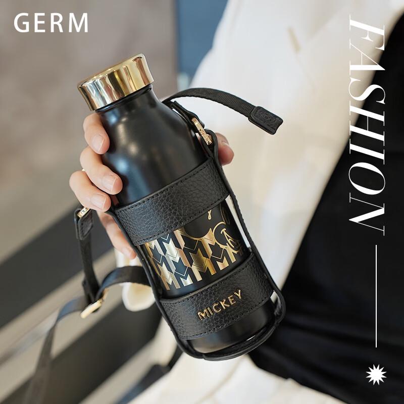 germ Mickey Series Black Gold Insulated Mug