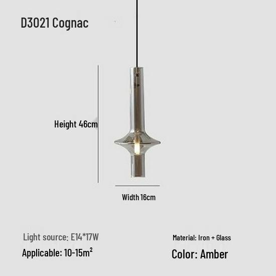 Italian PENTA Designer Pendant Light for Dining and Bars - Art Glass and Bamboo