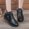 Brand Shoes for Women Metal Decoration Women's Boots Fashion Side Zipp Daily Boots Women Hot Sale Round Toe Ankle Boots
