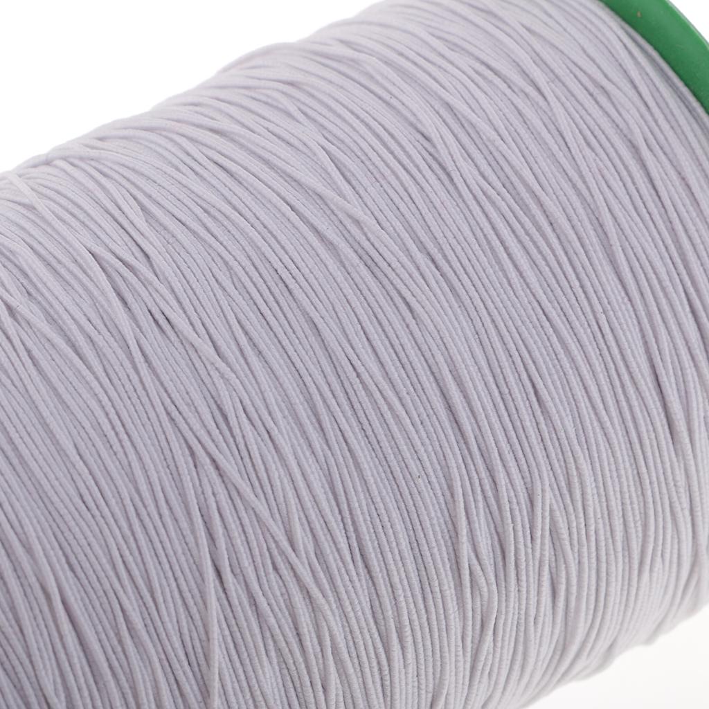 Polyester Elastic Cord Round Sewing Accessory for Jewelry Making Strong Thread for Crafting Clothes and Outdoor Equipment