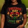 Juneteenth Freedom Day, June 19th African American Pride Celebration T-Shirt