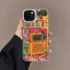 Art Bookshelf And Small Flowers Phone Case For iPhone 17 Pro Max 16 15 Pro 14 13 Mini 12 11 XR XS 17Air Plus Hard Matte Cover