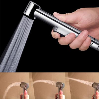 Rociador de Inodoro de Plástico ABS Portátil Cabezal de Ducha Blanco Negro Mano Baño WC Bidé Grifo Rociador autolimpiante Lavado de Mascotas