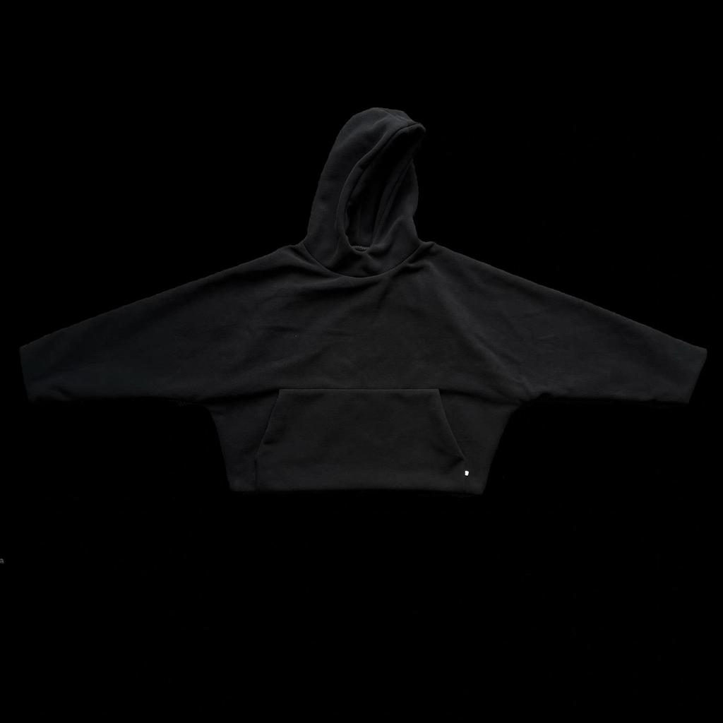 INS HYPE FIVE Kanye West Style Double-Layer Hooded Sweatshirt with Pigeon Print and Cotton Padding