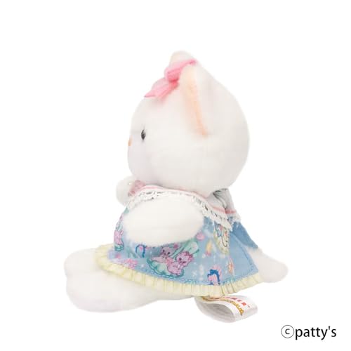 Yoshitoku Retro Plush Collection Mini Creamy Cat Swimmer Outfit & Pouch Set (Blue) Size: Approx. W9 X D8 X 12cm 180620