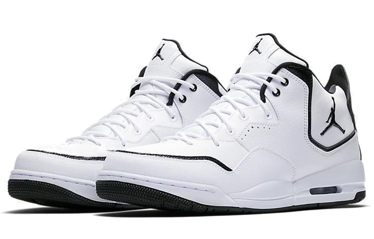 Jordan Courtside 23 Vintage Basketball Shoes Men's Mid-Top Black White AR1000-100