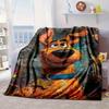 Scoo-dog Adventure Blanket Flannel Blanket for bed, sofa, Camping, Hiking, Picnic Essentials, gift for family Fan gifts